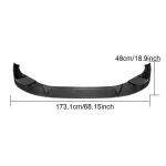 BMW X3 M F97 X4 M F98 Pre-LCI 2019-2021 Front Bumper Lip Carbon Fiber/FRP