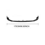 Audi S3 A3 Sline 8V Hatchback 2014-2016 Front Bumper Lip Carbon Fiber