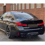BMW 5 Series F90 M5 Pre-LCI 2018-2020 Rear Bumper Diffuser Lip Carbon Fiber