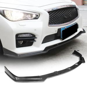 Infiniti Q50 Sport 2014-2017 Front Bumper Lip Carbon Fiber/FRP