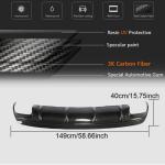 Mercedes Benz CLA Class (W117) C117 Sport CLA45 AMG Facelift 2017-2019 Rear Bumper Diffuser Carbon Fiber