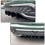 Gloss Black Rear Bumper Diffuser Lip Shark Fin for Audi A3 8Y Sline 2024+ | ABS Lower Bumper Lip Spoiler Body Kit Factory Outlet