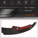 Audi S3 8Y Sedan 2021-2023 Front Bumper Lip Dry Carbon Fiber