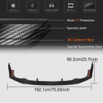Audi RS7 C8 Sportback 2020UP Front Bumper Lip DRY Carbon Fiber