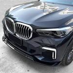 BMW X5 G05 M Sport Utility 4-Door 2019-2023 Front Bumper Lip Glossy Black ABS