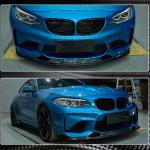 BMW 2 Series F87 M2 Coupe 2016-2020 Front Bumper Lip Carbon Fiber/FRP