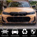 BMW 3 Series G20 LCI M-Sport 330i Sedan 4-Door 2022-2023 Front Bumper Lip Carbon Fiber