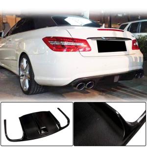 Mercedes Benz E Class (W207) C207 A207 E63 Pre-facelift 2009-2013 Rear Bumper Diffuser Carbon Fiber