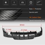 Lexus IS F 13-14 IS200t IS250 IS300 IS350 F Sport 13-16 Sedan Rear Bumper Diffuser Carbon Fiber
