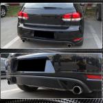 Volkswagen VW Golf 6 MK6 GTI 2010-2013 Rear Bumper Diffuser Carbon Fiber