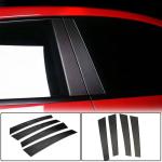 Porsche Panamera 971 2017-2021 Door Window B Pillar Cover Trims 4pcs/set Carbon Fiber