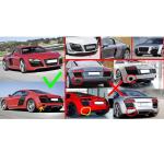 Audi R8 V8 V10 GT Spyder Pre-facelift 2008-2015 Rear Bumper Diffuser Carbon Fiber