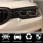 BMW 5 Series G30 G31 520i 530i 540i M550i F90 M5 2017-2020 Headlight Lamp Eyelid Eyebrows Dry Carbon Fiber