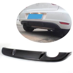 Volkswagen VW Golf 6 MK6 Base Hatchback 2010-2013 Rear Bumper Diffuser Carbon Fiber