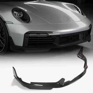 Porsche 911 992 Turbo S 2019-2023 Front Bumper Lip Dry Carbon Fiber
