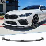 BMW F91 F92 F93 M8 2019-2022 Front Bumper Lip Dry Carbon Fiber