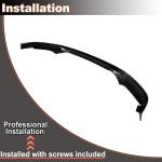 Gloss Black Front Bumper Lip for BMW G30 5 Series G31 G38 M Sport Sedan/Wagon 2017-2020 530i 540i M550i Fiberglass Auto Front Chin Spoiler Protector Factory Outlet
