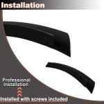 Glossy Black Rear Trunk Spoiler Compatible with Porsche 987 Cayman Base S Coupe 2-Door 2005-2012 FRP Auto Car Rear Boot Lid Highkick Spoiler Wing Lip