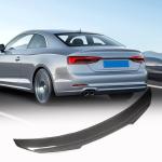 Audi A5 Sline S5 RS5 B9 B9.5 Coupe 2017-2023 Rear Trunk Spoiler Carbon Fiber