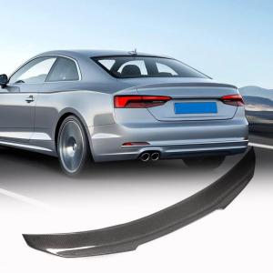 Audi A5 Sline S5 RS5 B9 B9.5 Coupe 2017-2023 Rear Trunk Spoiler Carbon Fiber