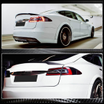 Tesla Model S 2012-2024 Rear Trunk Spoiler Carbon Fiber/FRP