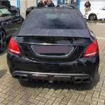 Mercedes Benz C Class W205 C250 C300 C63 AMG 2015-2021 Carbon Fiber Rear Bumper Diffuser