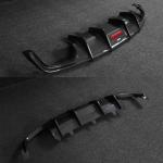 Audi A7 Sline S7 C7.5 2016-2018 Rear Bumper Diffuser Carbon Fiber