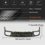 Porsche Panamera 970 Pre-facelift 2010-2013 Rear Bumper Diffuser Carbon Fiber