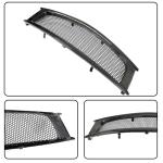 Carbon fiber Front Hood Grill Grille Cover Fits for Infiniti G37 2008-2013 Coupe 2Door Replacement Conversion Front Kidney Grille