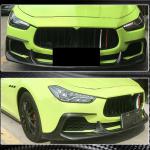 Maserati Ghibli M157 Pre-facelift 2014-2017 Front Bumper Lip Carbon Fiber