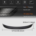 Porsche 718 (982) Boxster 2016-2021 Rear Trunk Spoiler Dry Carbon Fiber
