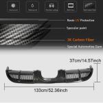 Porsche 718 (982) Boxster Cayman 2016-2019 Rear Bumper Diffuser Carbon Fiber