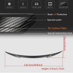 Mercedes Benz C Class W205 2015-2021 Rear Trunk Spoiler Carbon Fiber