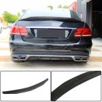 Mercedes Benz E Class W212 E63 AMG Sedan 2010-2016 Rear Trunk Spoiler Carbon Fiber