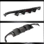 Audi S4 B8 Sedan Pre-facelift 2009-2012 Rear Bumper Diffuser Carbon Fiber