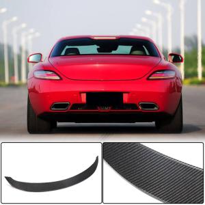Mercedes Benz C197 R197 SLS AMG 2010-2013 Rear Trunk Spoiler Carbon Fiber