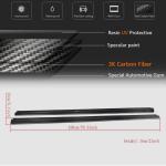 Mercedes Benz W204 C63 AMG 2008-2014 Side Skirts Carbon Fiber