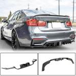 BMW F80 M3 F82 F83 M4 2014-2020 Rear Bumper Diffuser With Brake Light Carbon Fiber