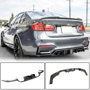 BMW F80 M3 F82 F83 M4 2014-2020 Rear Bumper Diffuser With Brake Light Carbon Fiber