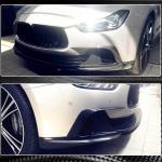 Maserati Ghibli S Q4 M157 Pre-facelift 2014-2017 Front Bumper Lip Carbon Fiber