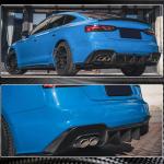 Audi S5 A5 Sline B9.5 Facelift 2020-2022 Rear Bumper Diffuser Dry Carbon Fiber