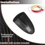 Dry Carbon Fiber Shark Fin Antenna Cover Fits for Infiniti Q50 Sedan 2014-2021 Auto Cars Antenna Accessories