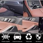 BMW X6 G06 Sport Utility 4-Door 2020-2022 Interior Decoration Covers Dry Carbon Fiber