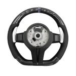 BMW Universal M5 M6 F10 F20 F22 F30 F32 F36 F06 F07 E70 Custom F8x M2 M3 M4 Car Steering Wheel Full Set Carbon Fiber (Paddles+Buttons+Carbon fiber Trim Cover+Flat Bottom)