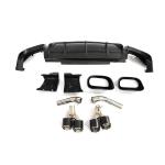 Mercedes Benz GLE Class W167 C167 GLE63 AMG 2021-2023 Rear Bumper Diffuser Carbon Fiber(With Exhaust Tips Tailpipe)