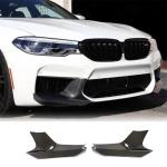 BMW 5 Series F90 M5 Pre-LCI 2018-2020 Front Bumper Splitters Carbon Fiber