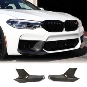 BMW 5 Series F90 M5 Pre-LCI 2018-2020 Front Bumper Splitters Carbon Fiber