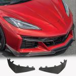 Chevrolet Corvette C8 Z06 2020-2024 Front Bumper Splitters Carbon Fiber