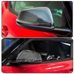 Carbon Fiber Mirror Cover Caps Fit for Toyota Supra 2018-2020 for BMW X1 F48 2016-2019 Z4 G29 2018-2020 dd on Style Side Rearview Mirror Cover Caps Exterior Shell