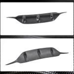 Mercedes Benz (W238) C238 A238 2017-2019 Rear Bumper Diffuser Carbon Fiber
